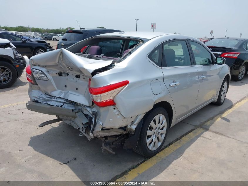 2015 Nissan Sentra Sv VIN: 3N1AB7AP6FY261637 Lot: 39585664