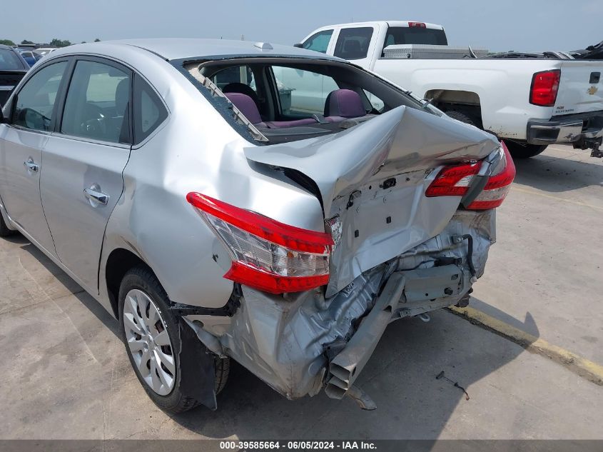 2015 Nissan Sentra Sv VIN: 3N1AB7AP6FY261637 Lot: 39585664