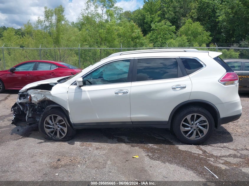 2015 Nissan Rogue Sl VIN: 5N1AT2MT8FC881254 Lot: 39585665