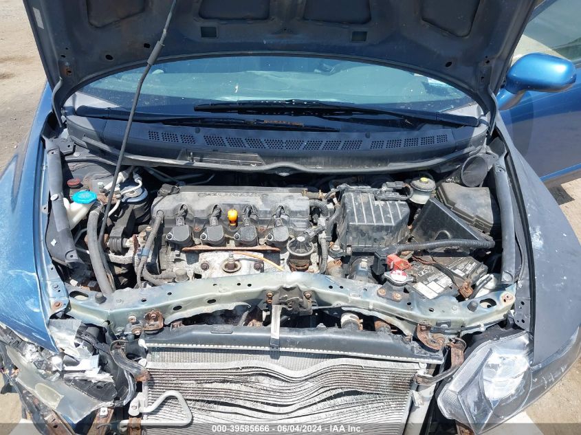 2010 Honda Civic Lx VIN: 2HGFA1F53AH581461 Lot: 39585666