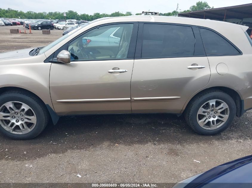 2008 Acura Mdx VIN: 2HNYD28258H503419 Lot: 39585689