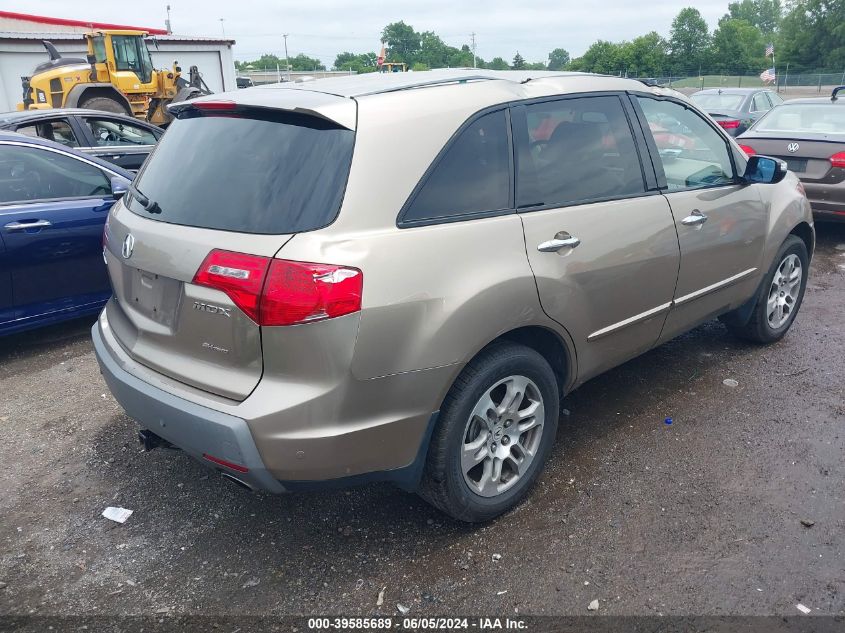 2008 Acura Mdx VIN: 2HNYD28258H503419 Lot: 39585689