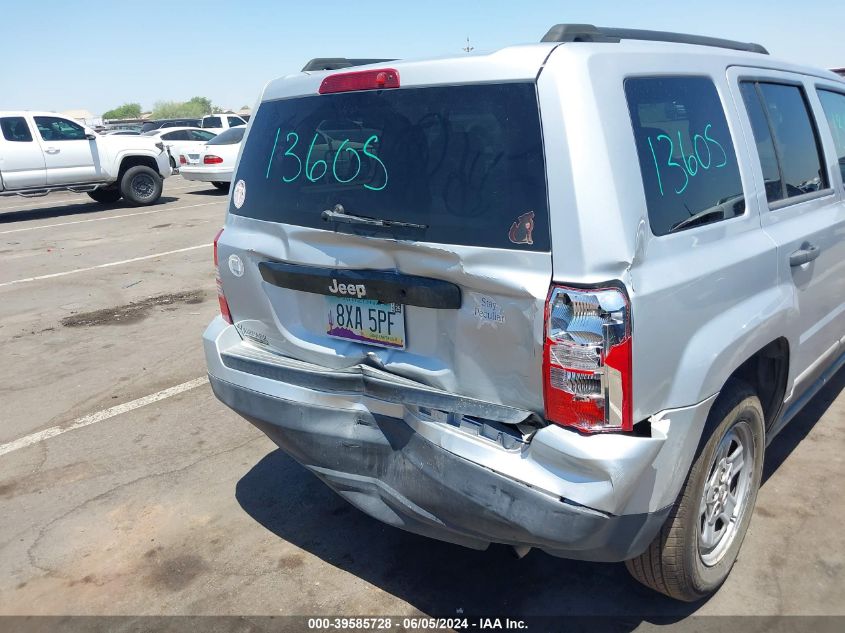 2011 Jeep Patriot Sport VIN: 1J4NT1GB7BD112889 Lot: 39585728