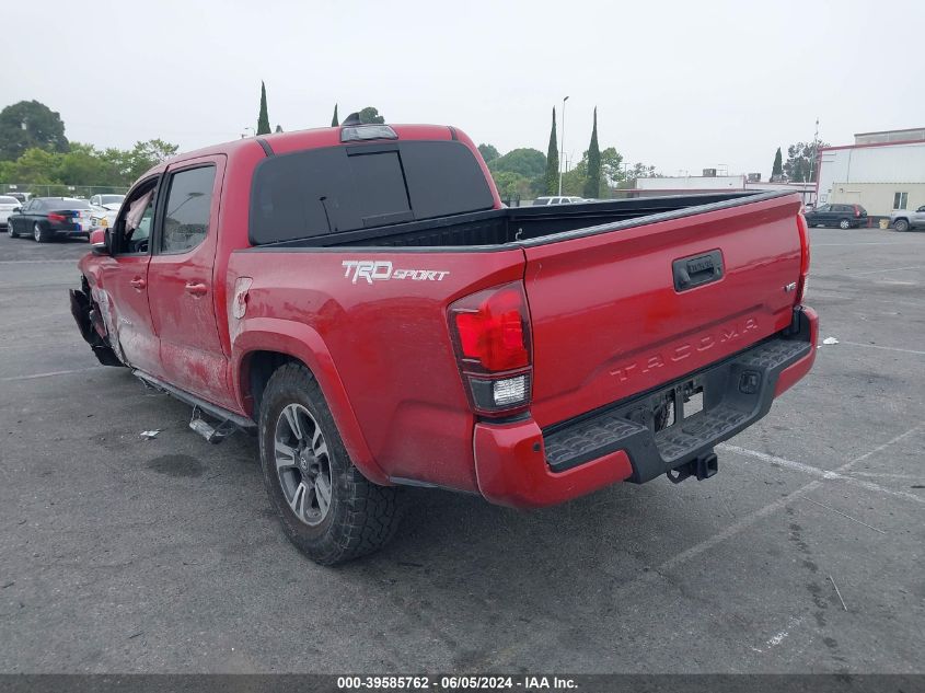 2019 Toyota Tacoma Double Cab/Sr5/Trd Sport/Trd Off Road VIN: 3TMAZ5CN7KM096711 Lot: 39585762