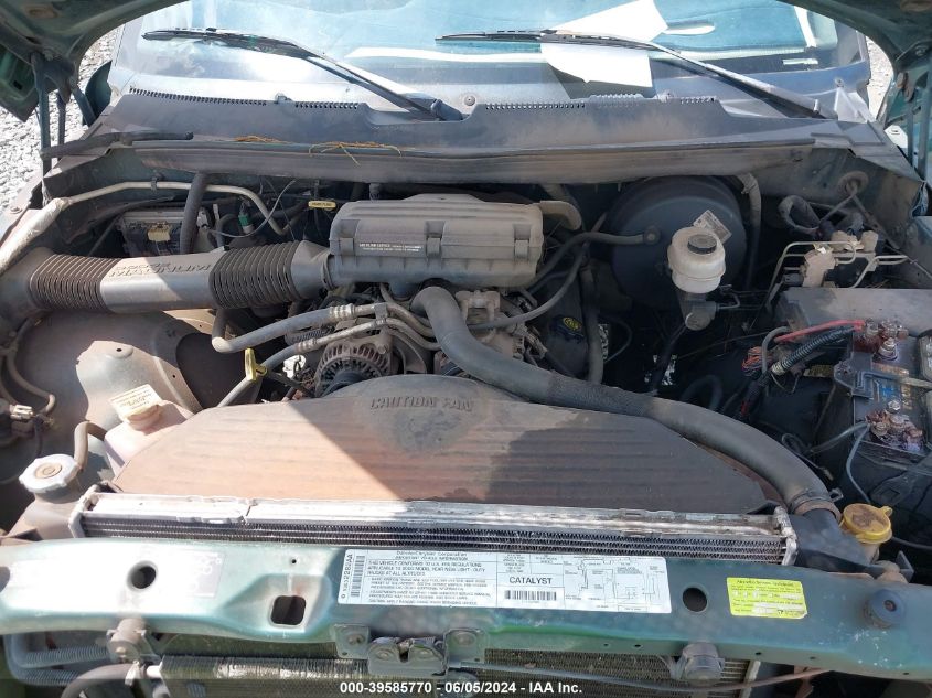 2000 Dodge Ram 1500 St VIN: 1B7HC16Y0YS622711 Lot: 39585770