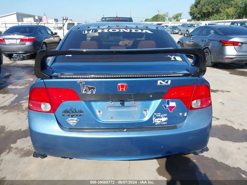 1HGFA15516L122327 2006 Honda Civic Lx