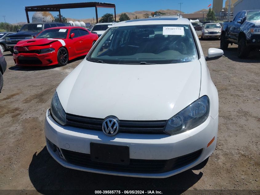 2013 Volkswagen Golf 2.5L 4-Door VIN: WVWDB7AJ7DW124345 Lot: 39585775