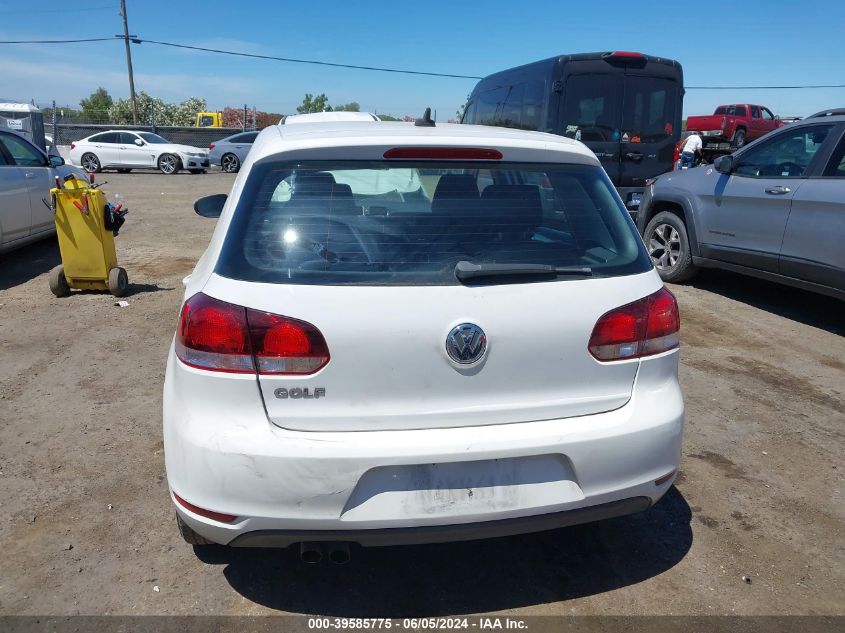 2013 Volkswagen Golf 2.5L 4-Door VIN: WVWDB7AJ7DW124345 Lot: 39585775