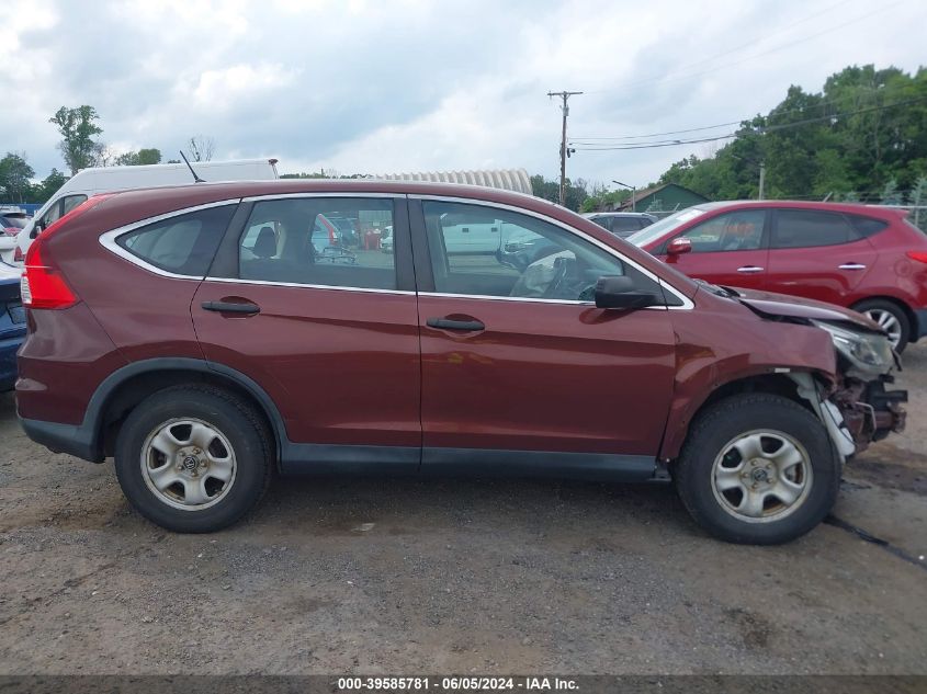 2015 Honda Cr-V Lx VIN: 2HKRM4H38FH690478 Lot: 39585781