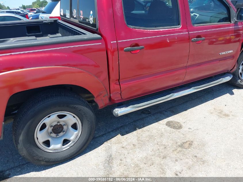 2005 Toyota Tacoma Prerunner V6 VIN: 3TMJU62N55M005803 Lot: 39585782