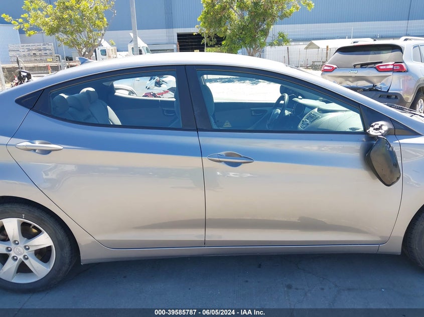 2013 Hyundai Elantra Gls VIN: KMHDH4AE2DU724021 Lot: 39585787