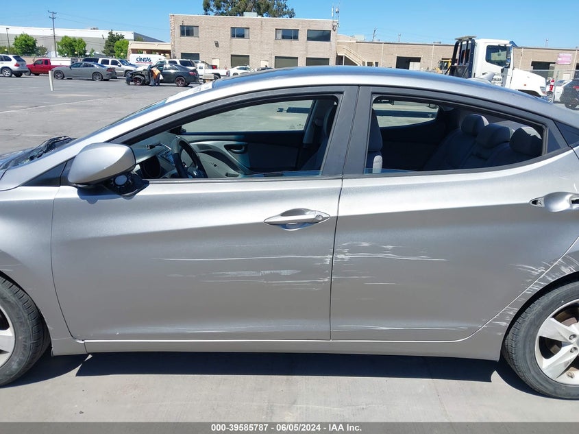 2013 Hyundai Elantra Gls VIN: KMHDH4AE2DU724021 Lot: 39585787