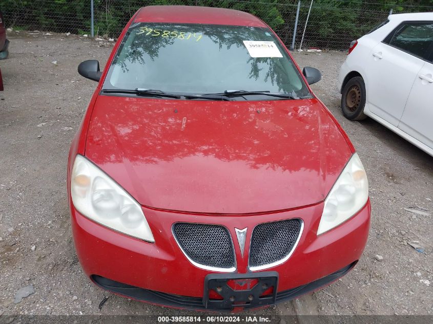 2007 Pontiac G6 Se VIN: 1G2ZG58N874220221 Lot: 39585814