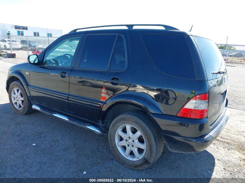 2000 Mercedes-Benz Ml 430 VIN: 4JGAB72E9YA220948 Lot: 39585822