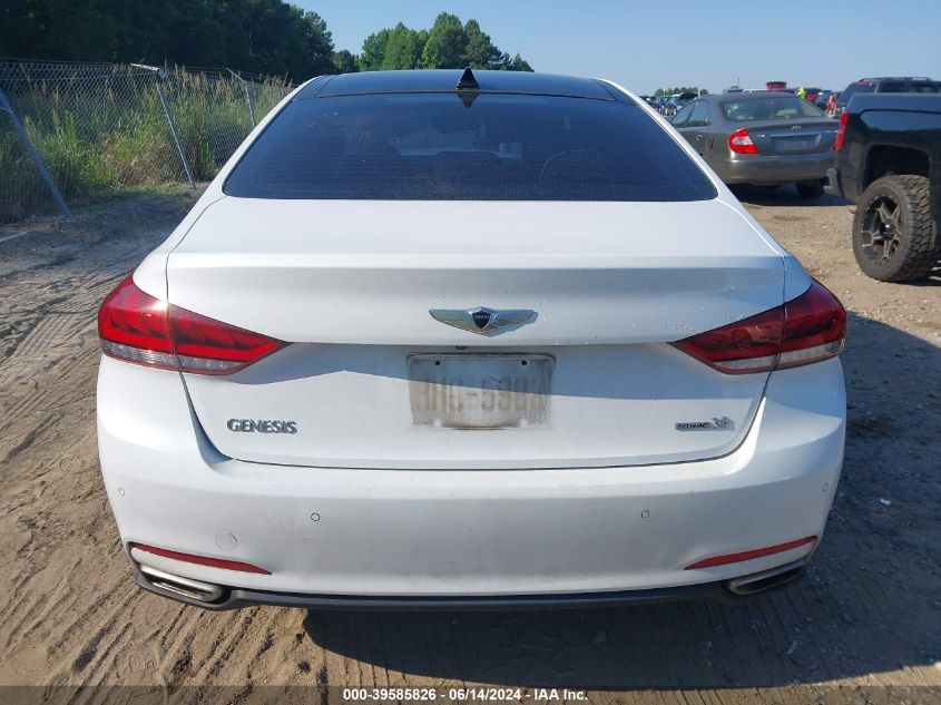 2015 Hyundai Genesis 3.8 VIN: KMHGN4JE8FU099696 Lot: 39585826