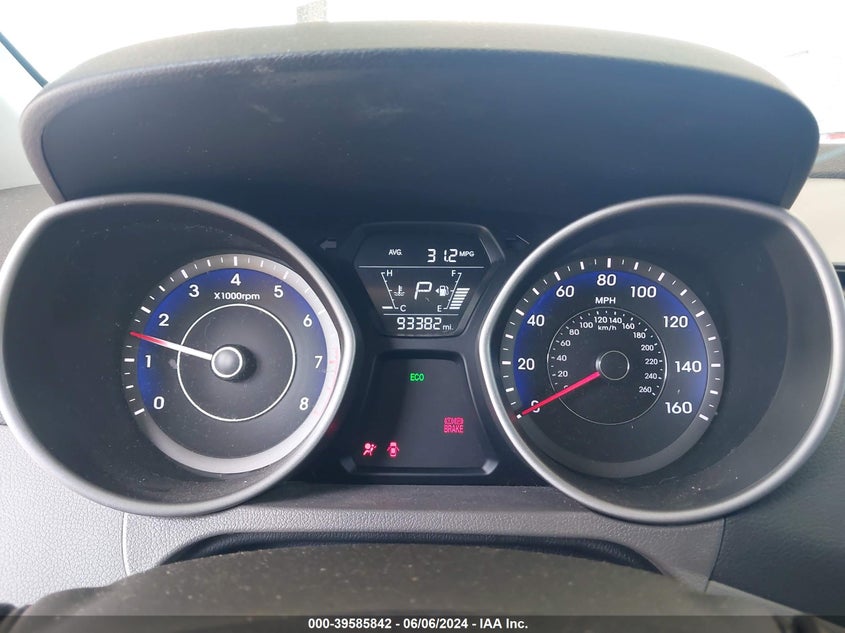 2014 Hyundai Elantra Se/Sport/Limited VIN: KMHDH4AE7EU178530 Lot: 39585842