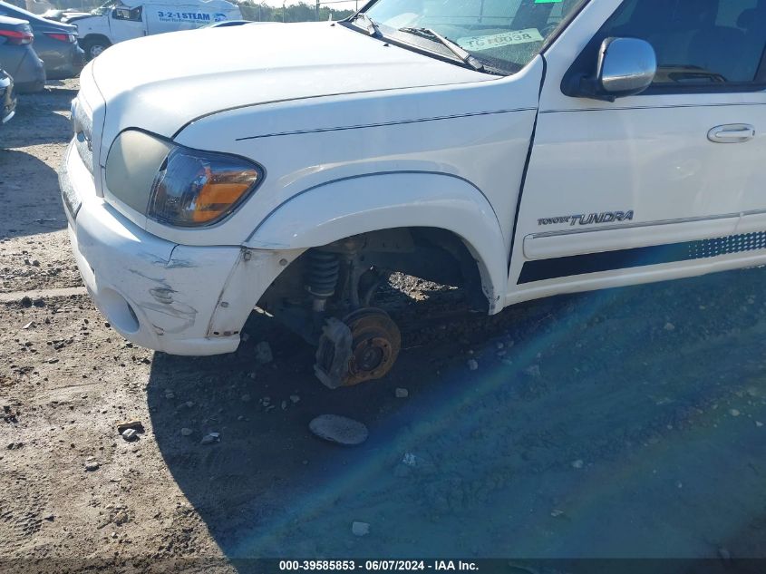 2006 Toyota Tundra Sr5 V8 VIN: 5TBET34186S535075 Lot: 39585853