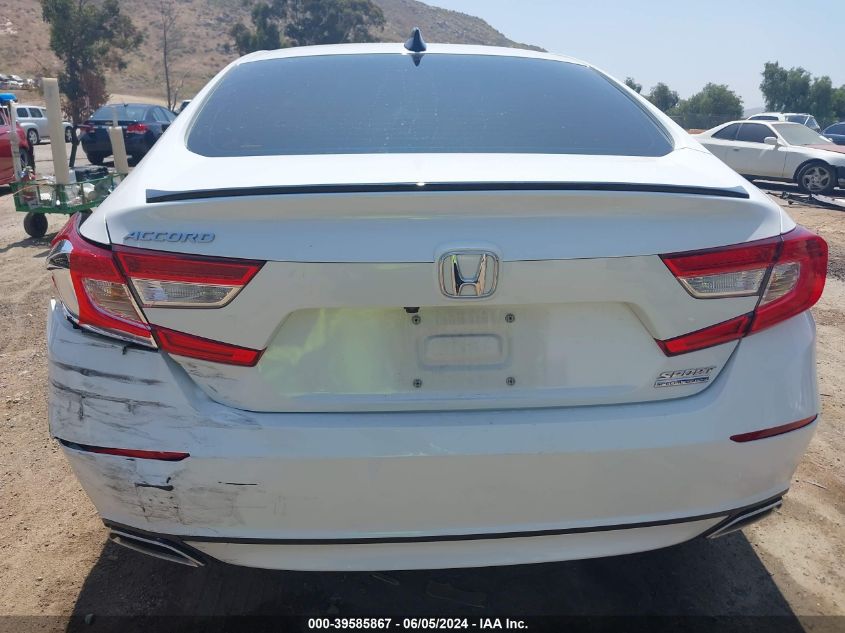 2021 Honda Accord Sport Se VIN: 1HGCV1F41MA034514 Lot: 39585867