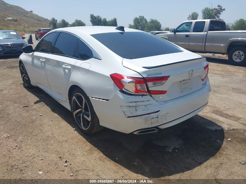 2021 Honda Accord Sport Se VIN: 1HGCV1F41MA034514 Lot: 39585867