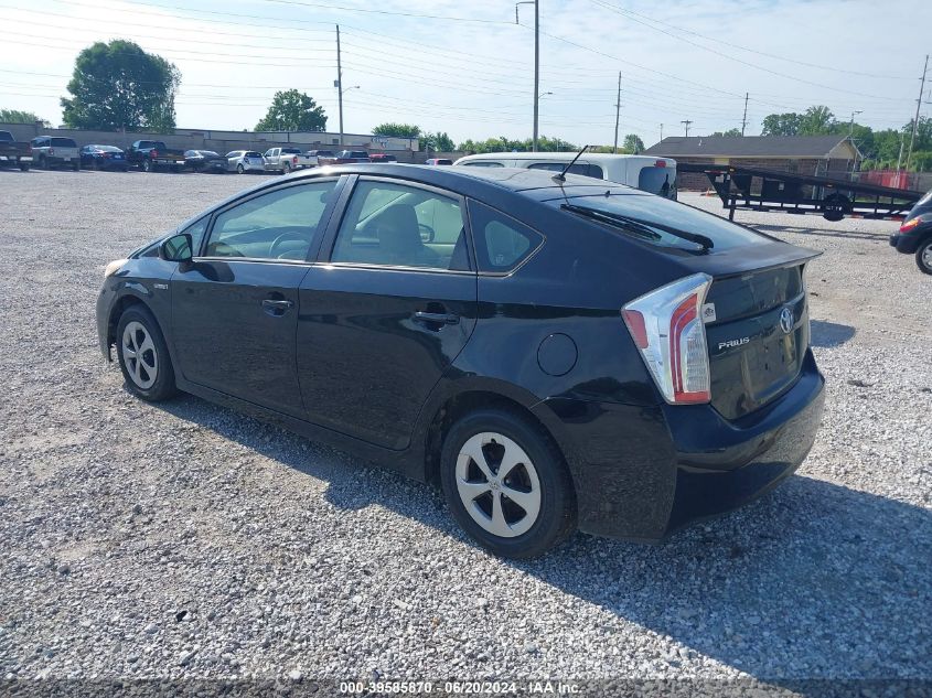 2012 Toyota Prius VIN: JTDKN3DU6C5410348 Lot: 39585870