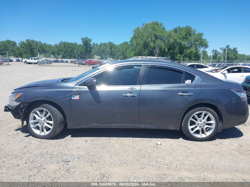 2013 Nissan Maxima 3.5 S/3.5 Sv VIN: 1N4AA5AP1DTH36095 Lot: 39585876