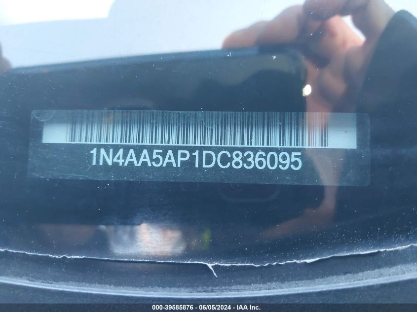 1N4AA5AP1DTH36095 2013 Nissan Maxima 3.5 S/3.5 Sv