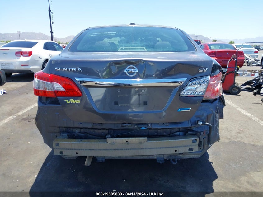 2014 Nissan Sentra Sv VIN: 3N1AB7AP1EY298674 Lot: 39585880