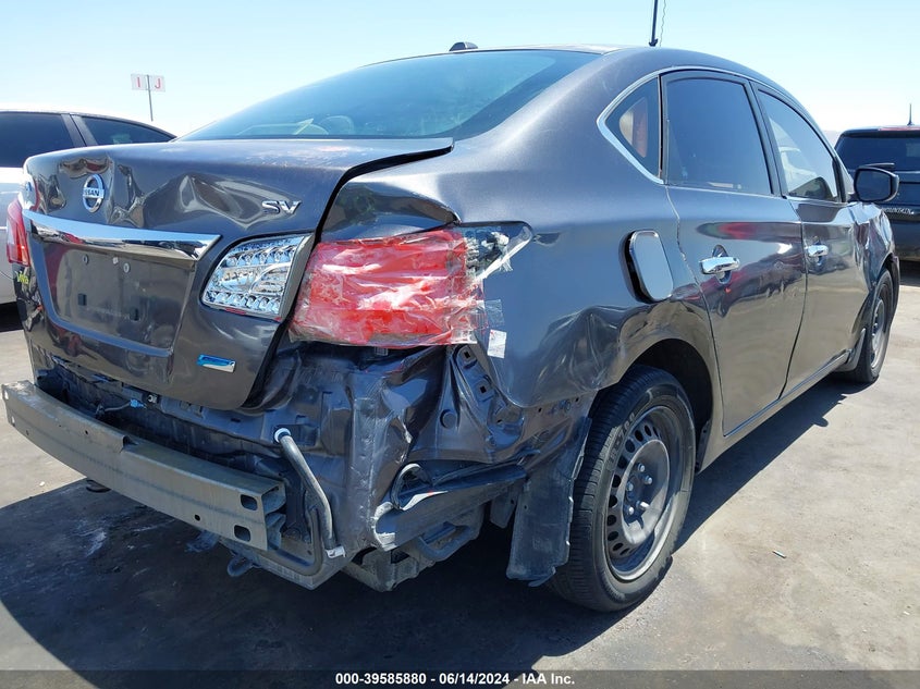 2014 Nissan Sentra Sv VIN: 3N1AB7AP1EY298674 Lot: 39585880