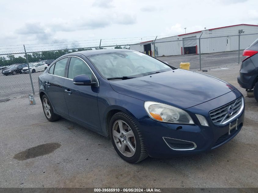 2013 Volvo S60 T5/T5 Platinum/T5 Premier/T5 Premier Plus VIN: YV1612FS5D1234012 Lot: 39585910