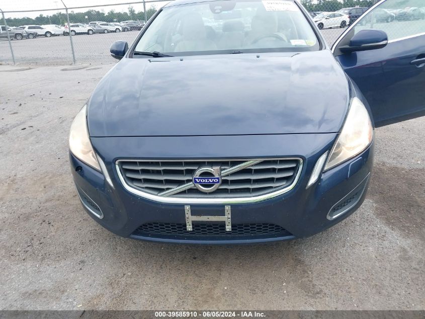 2013 Volvo S60 T5/T5 Platinum/T5 Premier/T5 Premier Plus VIN: YV1612FS5D1234012 Lot: 39585910