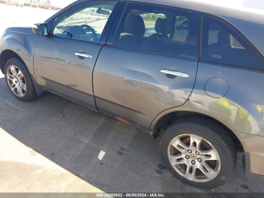 2007 Acura Mdx VIN: 2HNYD28237H522842 Lot: 39585922