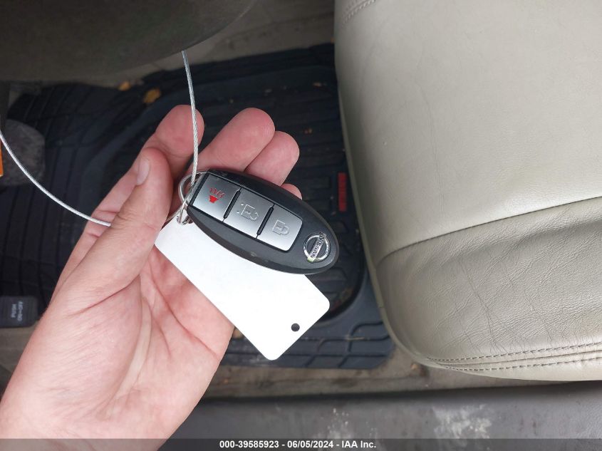 2010 Nissan Murano Sl VIN: JN8AZ1MW5AW125674 Lot: 39585923