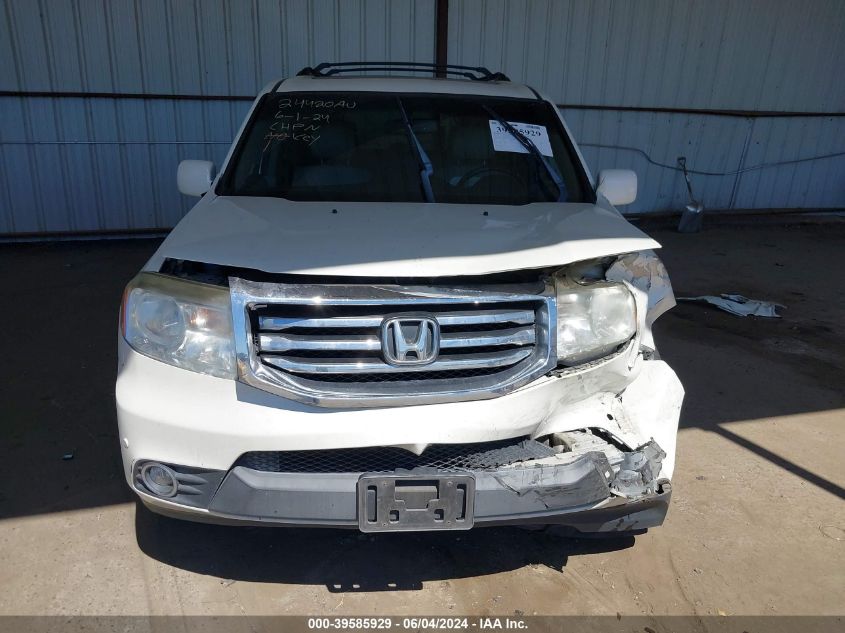 2014 Honda Pilot Touring VIN: 5FNYF4H99EB003175 Lot: 39585929