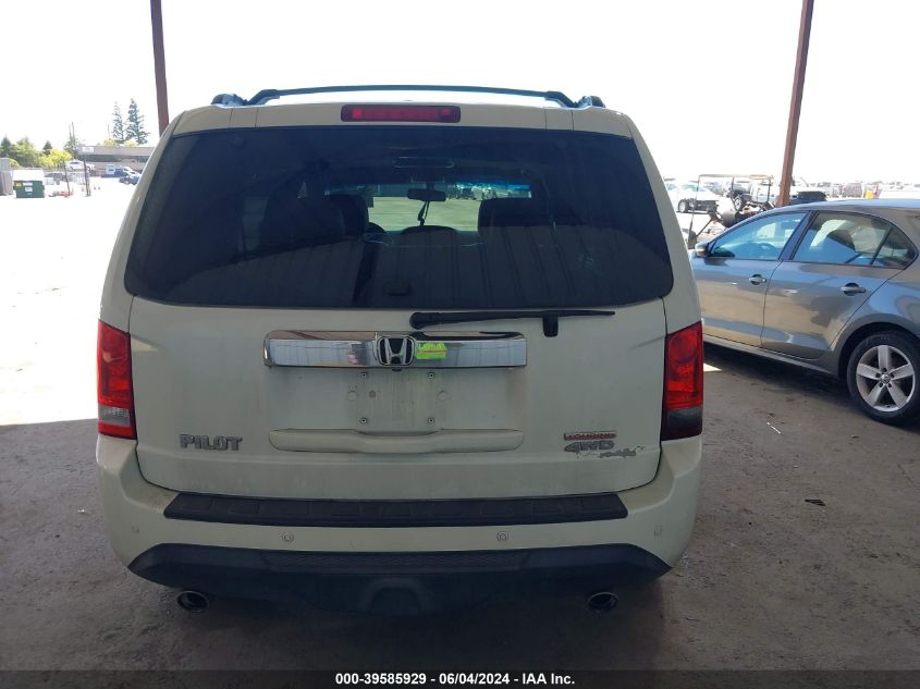 2014 Honda Pilot Touring VIN: 5FNYF4H99EB003175 Lot: 39585929