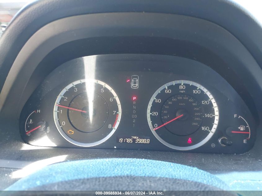 2010 Honda Accord 2.4 Ex-L VIN: 1HGCP2F84AA119426 Lot: 39585934