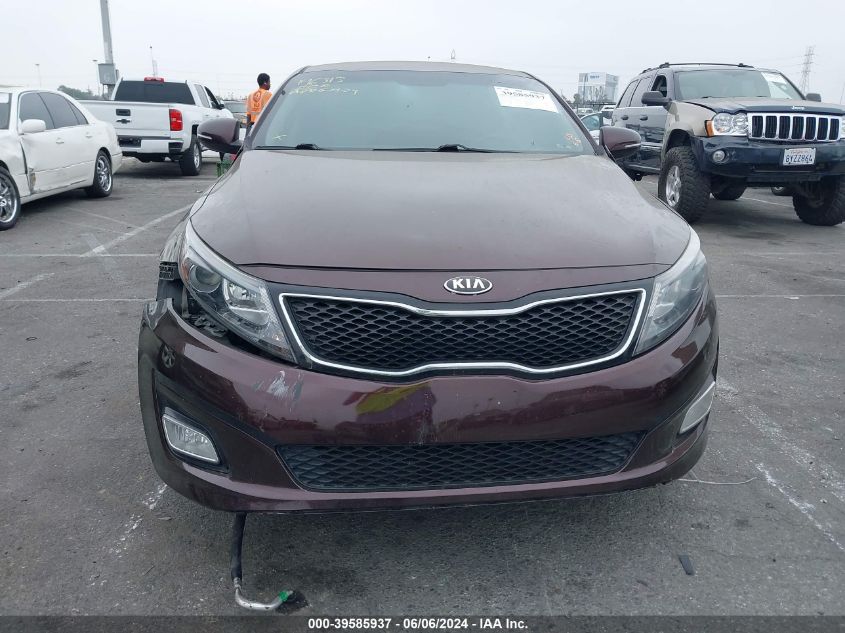 2014 Kia Optima Ex VIN: 5XXGN4A71EG334899 Lot: 39585937