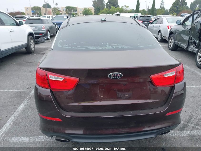 2014 Kia Optima Ex VIN: 5XXGN4A71EG334899 Lot: 39585937