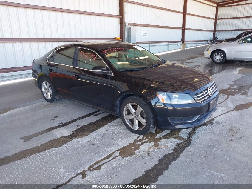 2013 Volkswagen Passat 2.0L Tdi Se VIN: 1VWBN7A33DC132599 Lot: 39585938