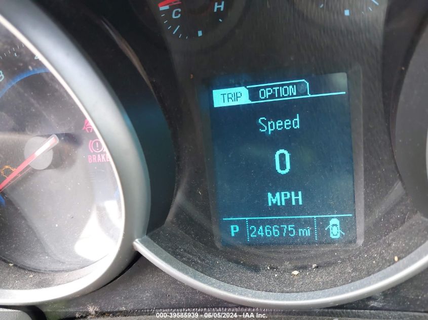 2015 Chevrolet Cruze Ls Auto VIN: 1G1PA5SH2F7139082 Lot: 39585939