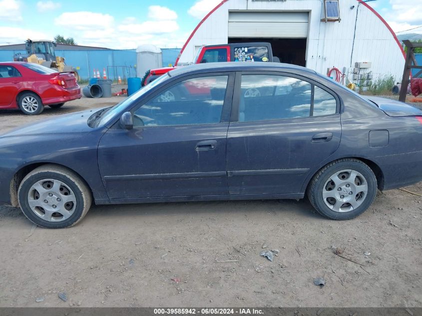 2001 Hyundai Elantra Gls VIN: KMHDN45D41U249297 Lot: 39585942