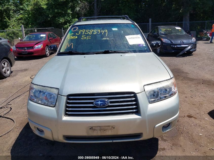 2006 Subaru Forester 2.5X VIN: JF1SG63646H735037 Lot: 39585949