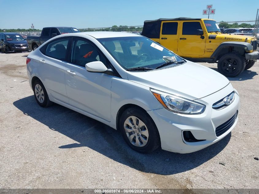 2017 Hyundai Accent Se VIN: KMHCT4AE8HU374880 Lot: 39585974