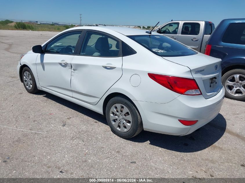 2017 Hyundai Accent Se VIN: KMHCT4AE8HU374880 Lot: 39585974