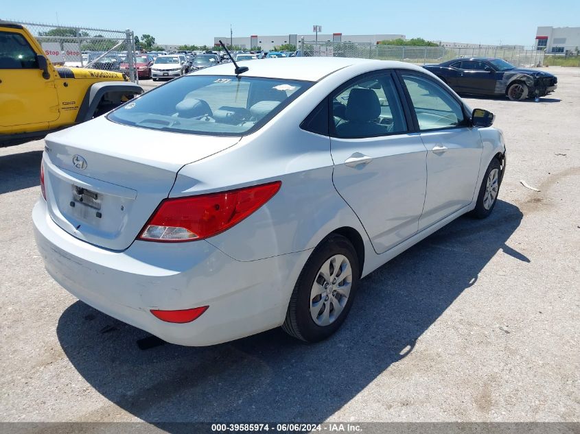 2017 Hyundai Accent Se VIN: KMHCT4AE8HU374880 Lot: 39585974