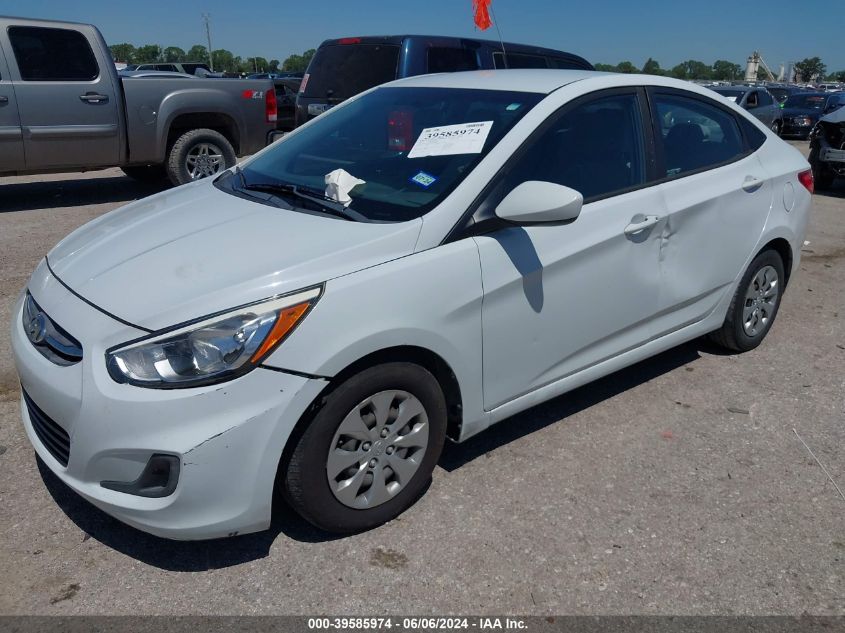 2017 Hyundai Accent Se VIN: KMHCT4AE8HU374880 Lot: 39585974