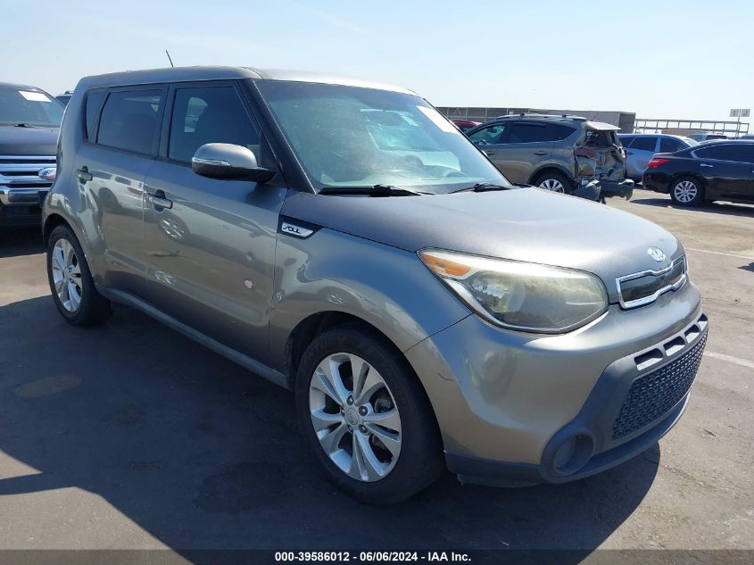 2014 Kia Soul + VIN: KNDJP3A56E7063260 Lot: 39586012