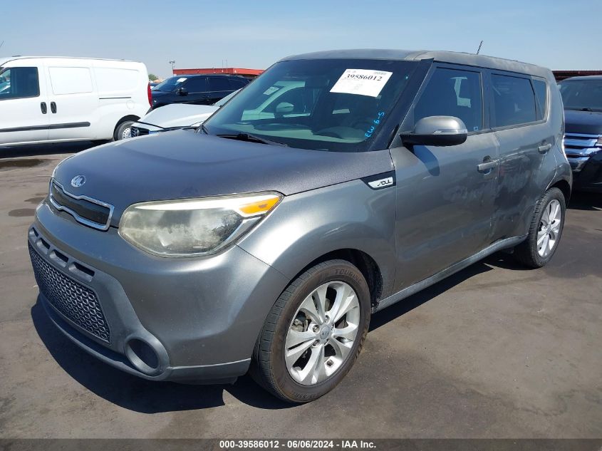 2014 Kia Soul + VIN: KNDJP3A56E7063260 Lot: 39586012