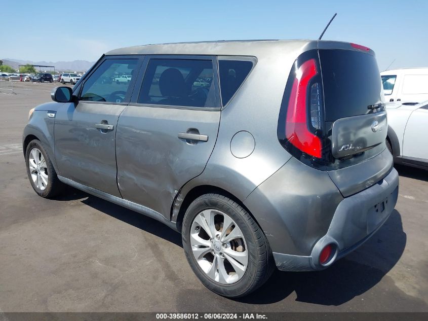 2014 Kia Soul + VIN: KNDJP3A56E7063260 Lot: 39586012