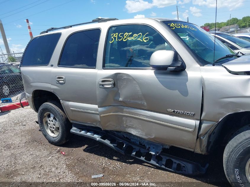 2002 Chevrolet Tahoe Lt VIN: 1GNEK13Z12J105120 Lot: 39586026