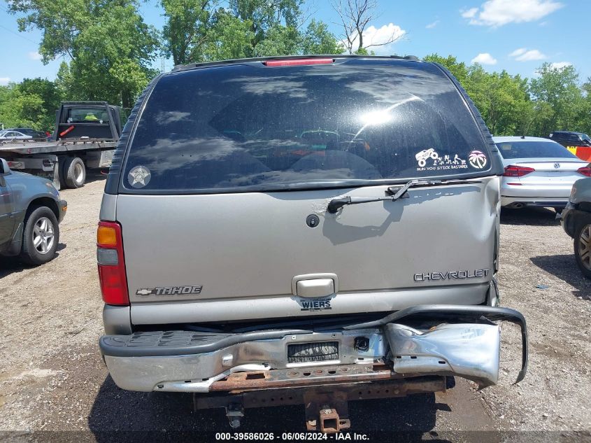 2002 Chevrolet Tahoe Lt VIN: 1GNEK13Z12J105120 Lot: 39586026